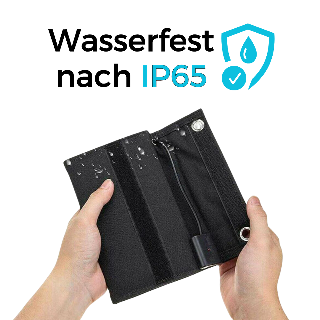 POWER Tragbare Solarpanel mit USB-Anschluss für unterwegs